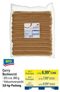 METRO aro Curry Bockwurst Angebot
