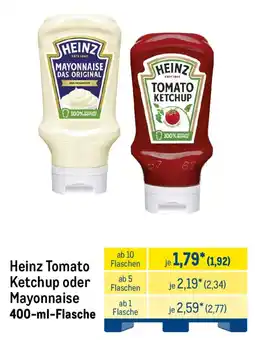 METRO Heinz Tomato Ketchup oder Mayonnaise Angebot