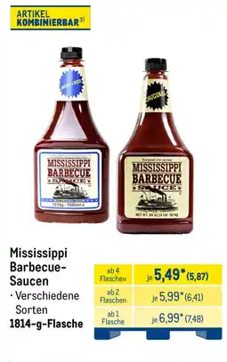 METRO Mississippi Barbecue-Saucen Angebot