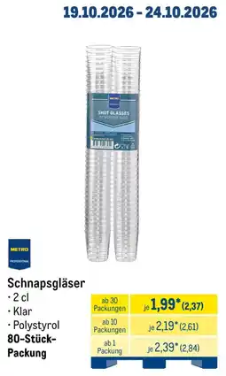 METRO METRO Professional Schnapsgläser Angebot