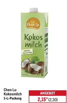 METRO Chen Lu Kokosmilch Angebot