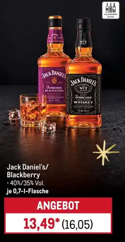 METRO Jack Daniel's/Blackberry Angebot