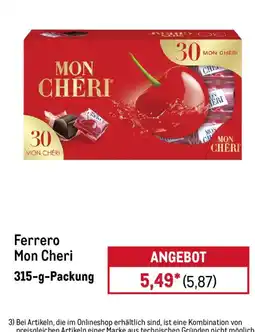 METRO Ferrero Mon Cheri Angebot