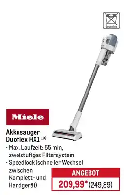 METRO Miele Akkusauger Duoflex HX1 Angebot