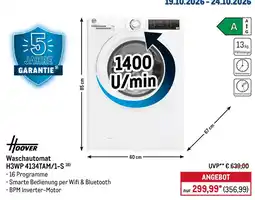 METRO Hoover Waschautomat H3WP 4134TAM/1-S Angebot