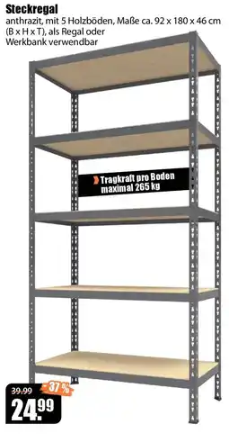 V Baumarkt Steckregal anthrazit Angebot