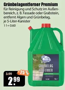 V Baumarkt Grünbelagentferner Premium Angebot