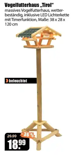 V Baumarkt Vogelfutterhaus "Tirol" Angebot