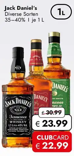 Travel Free Jack Daniel's Diverse Sorten Angebot