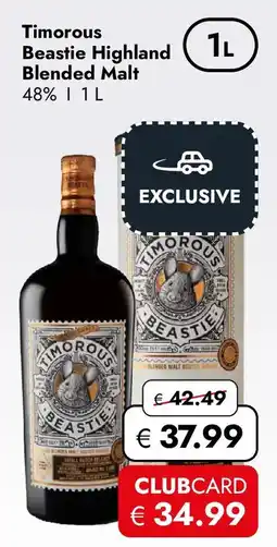 Travel Free Timorouss Beastie Highland Blended Malt Angebot