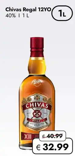 Travel Free Chivas Regal 12YO Angebot