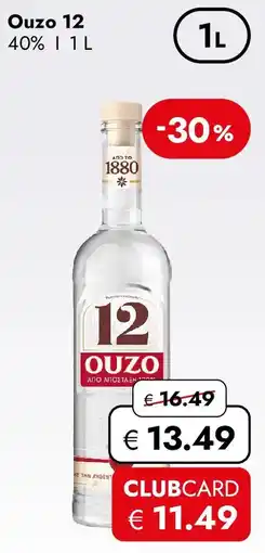 Travel Free Ouzo 12 Angebot