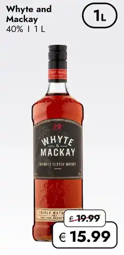 Travel Free Whyte and Mackay Blended Scotch Whisky Angebot
