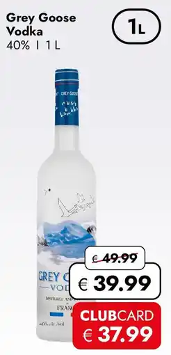 Travel Free Grey Goose Vodka Angebot