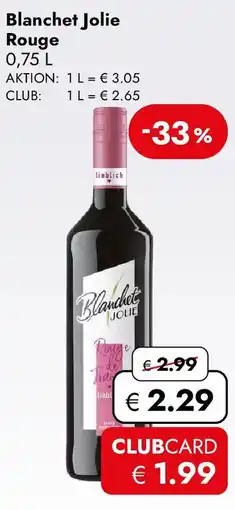 Travel Free Blanchet Jolie Rouge Angebot
