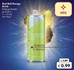 Travel Free Red Bull Energy Drink The Winter Edition Pistachio & Berries Angebot