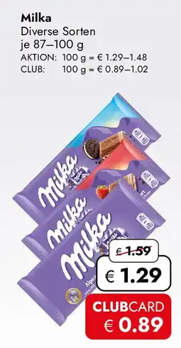 Travel Free Milka Angebot
