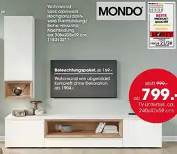 Möbel Martin Wohnwand Mondo Angebot