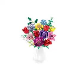 Netto Marken-Discount WOMA 11304 Blumenstrauß Klemmbaustein 907 Teile ab 6 Angebot