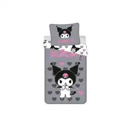 Netto Marken-Discount Kuromi Bettwäsche Set 140 × 200 cm mit Kissenbezug 70 × 90 cm aus Angebot