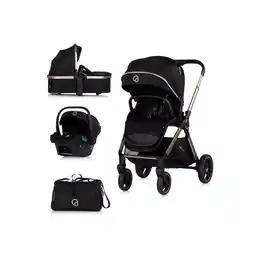Netto Marken-Discount Chipolino Kombikinderwagen Euphoria 3in1 Sportsitz Babyschale umbaubar klappbar schwarz Angebot