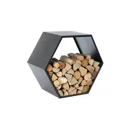 Netto Marken-Discount Westmann Stahl Kaminholzregal Biene Schwarz Angebot