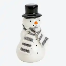 NKD Deko-Schneemann aus Porzellan, ca. 12x6x6 cm Angebot