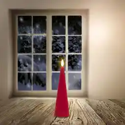 NKD LED-Kegelkerze mit Timerfunktion, Höhe ca. 20,5 cm Angebot