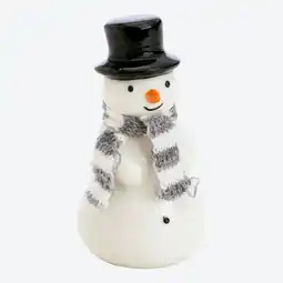 NKD Deko-Schneemann aus Porzellan, ca. 10x5x5 cm Angebot