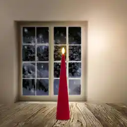 NKD LED-Kegelkerze mit Timerfunktion, Höhe ca. 28 cm Angebot