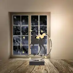 NKD LED-Metallring mit Timerfunktion, ca. 21x6x24 cm Angebot