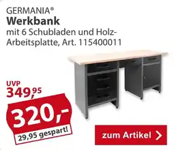 Sonderpreis Baumarkt GERMANIA® Werkbank Angebot