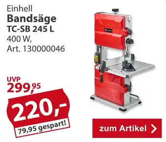 Einhell Bandsäge TC-SB 245 L