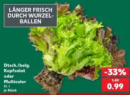 Kaufland Dtsch./belg. Kopfsalat oder Multicolor Angebot
