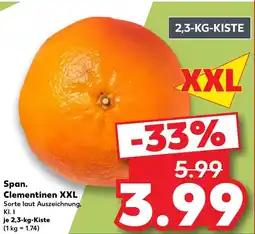 Kaufland Span. Clementinen XXL Angebot