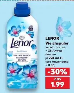 Kaufland Lenor Weichspüler Angebot