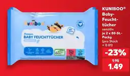 Kaufland KUNIBOO Baby-Feuchttücher Angebot