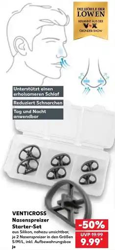Kaufland VENTICROSS Nasenspreizer Starter-Set Angebot