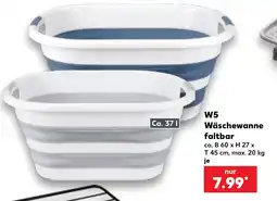 Kaufland W5 Wäschewanne faltbar Angebot
