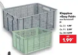 Kaufland Klappbox Easy Fold Angebot