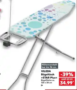 Kaufland VILEDA Bügeltisch STAR Plus Angebot