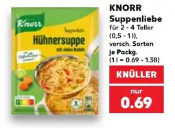 Kaufland Knorr Suppenliebe Hühnersuppe Angebot