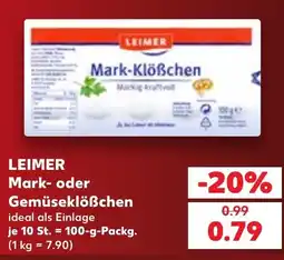 Kaufland LEIMER Mark- oder Gemüseklößchen Angebot