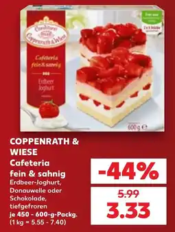 Kaufland COPPENRATH & WIESE Cafeteria fein & sahnig Erdbeer-Joghurt Angebot