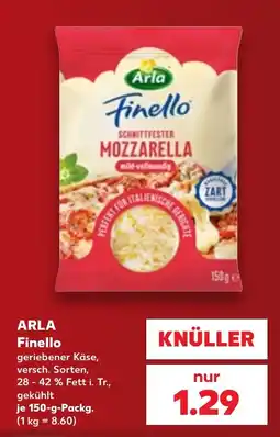 Kaufland ARLA Finello geriebener Käse Angebot