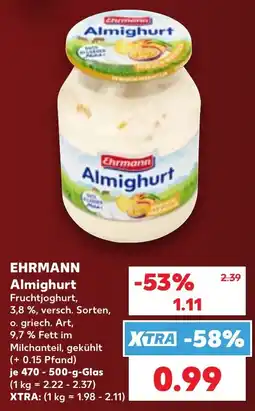 Kaufland EHRMANN Almighurt Angebot