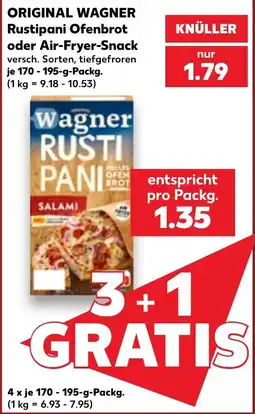 Kaufland ORIGINAL WAGNER Rustipani Ofenbrot Angebot