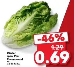Kaufland Dtsch./span. Mini-Romanasalat Angebot