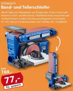 Sonderpreis Baumarkt Scheppach Band- und Tellerschleifer Angebot