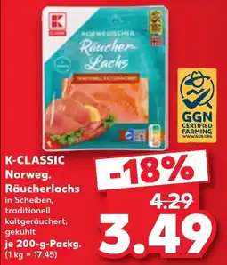Kaufland K-CLASSIC Norweg. Räucherlachs Angebot